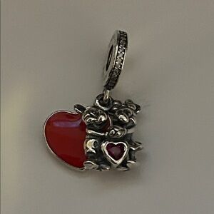 Pandora Mickey & Minnie with Red Heart Charm